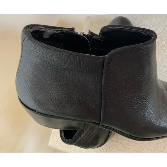 Sam Edelman Black Leather Booties, Size 37 European. - Picture 11 of 14